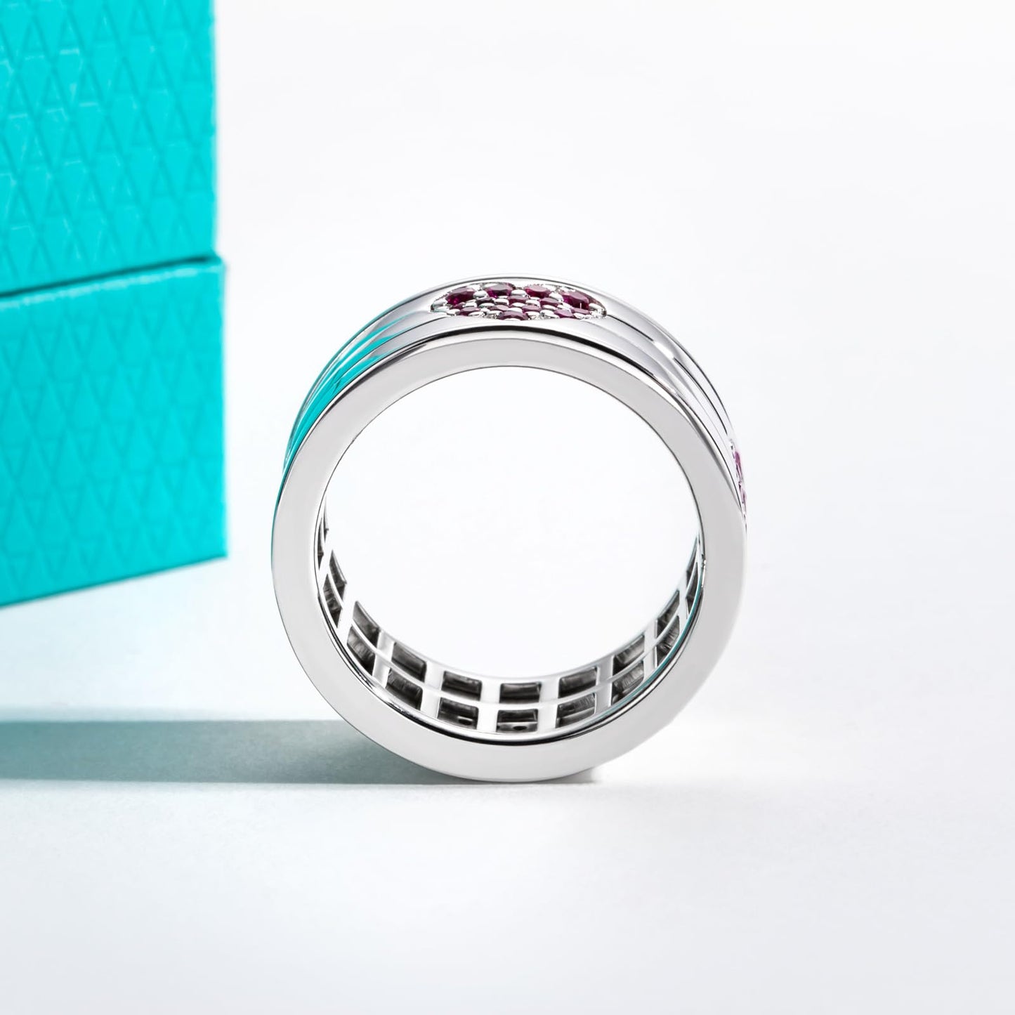 AnuClub Moissanite Silver Ring