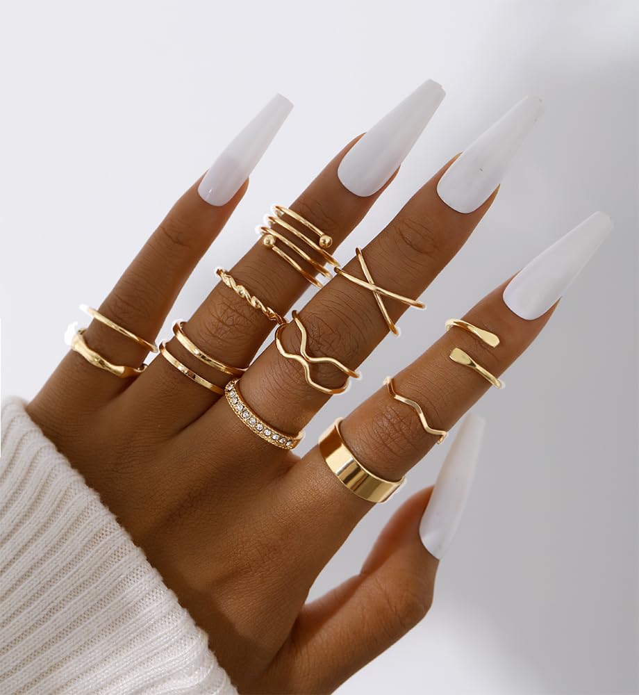 iF YOU 25-Piece Gold Ring Set