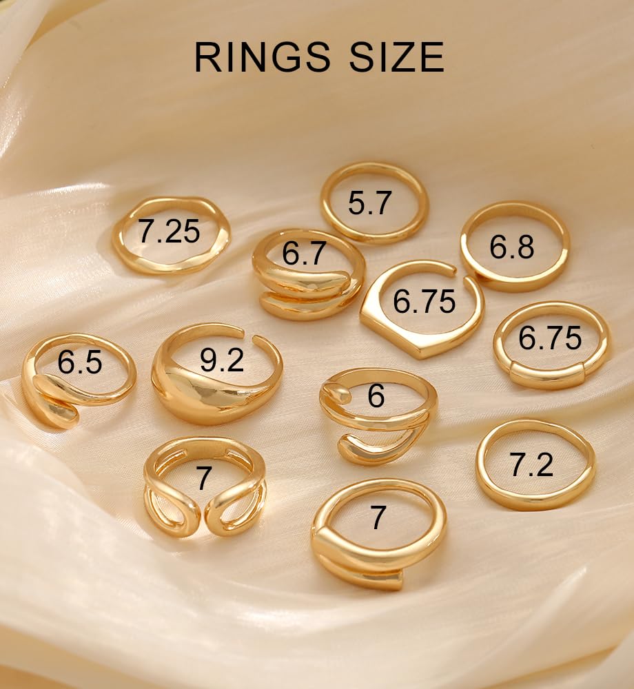 iF YOU 25-Piece Gold Ring Set
