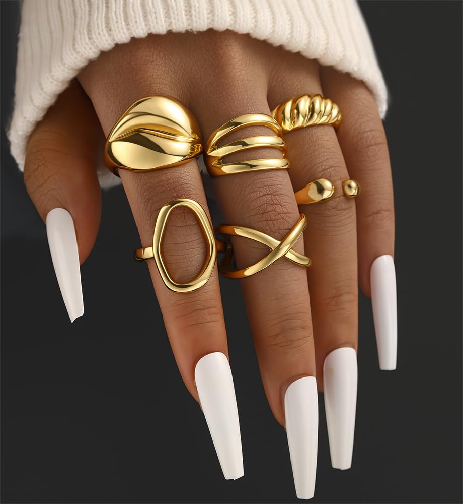 iF YOU 25-Piece Gold Ring Set