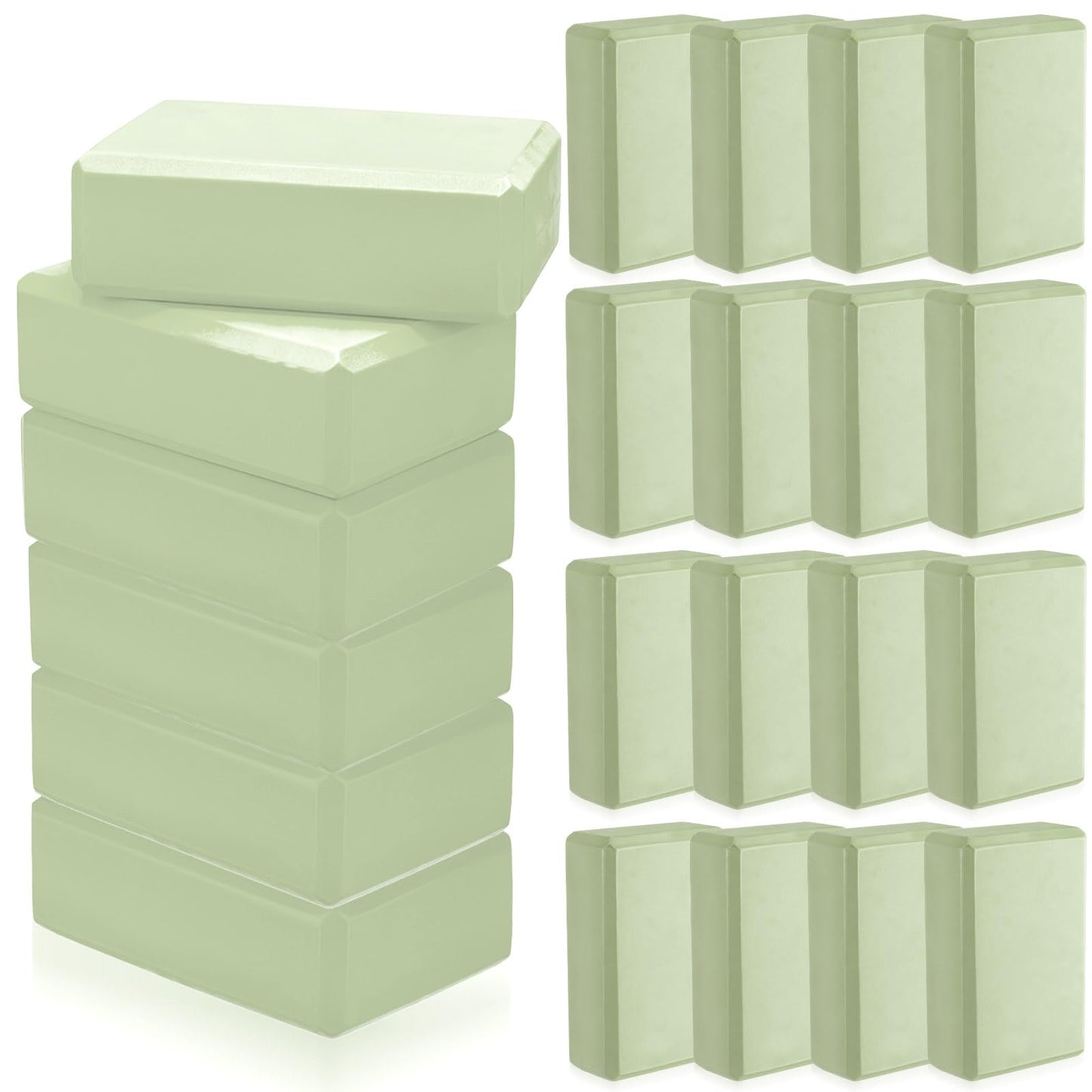Outus 20pcs Yoga Blocks – High Density Non-Slip Bricks