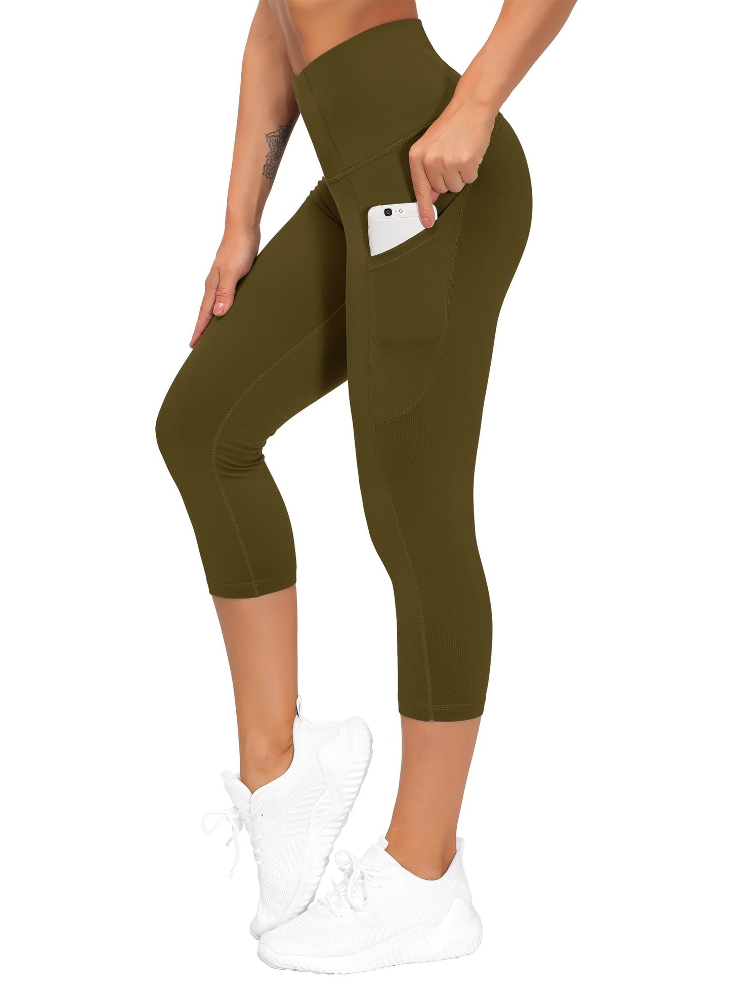 The Gym People High Waist Yoga Pants with Pockets