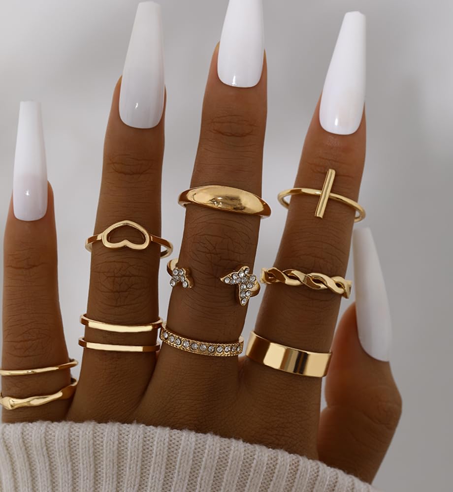 iF YOU 25-Piece Gold Ring Set