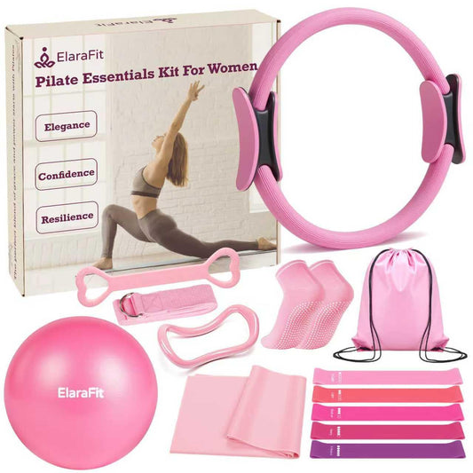 Home Pilates Kit with Rings, Balls & Resistance Bands