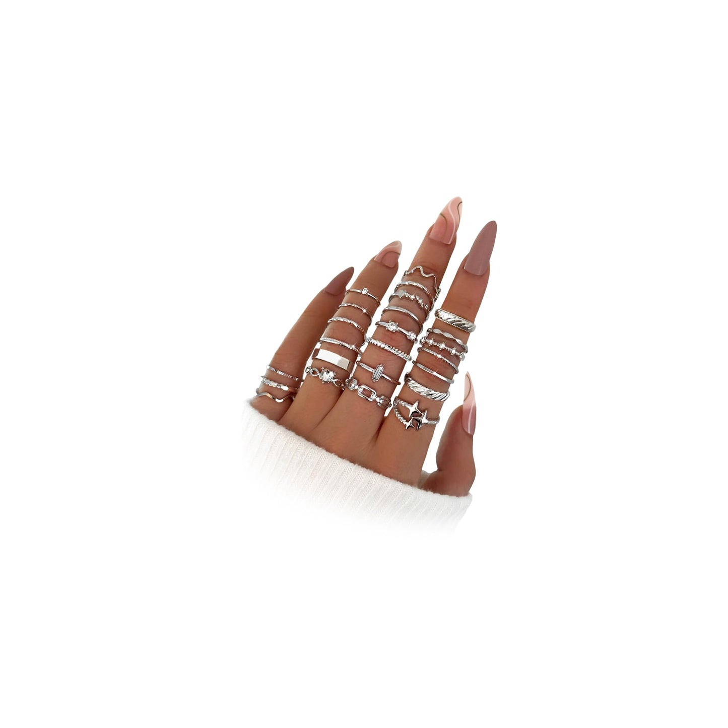 iF YOU 25-Piece Gold Ring Set