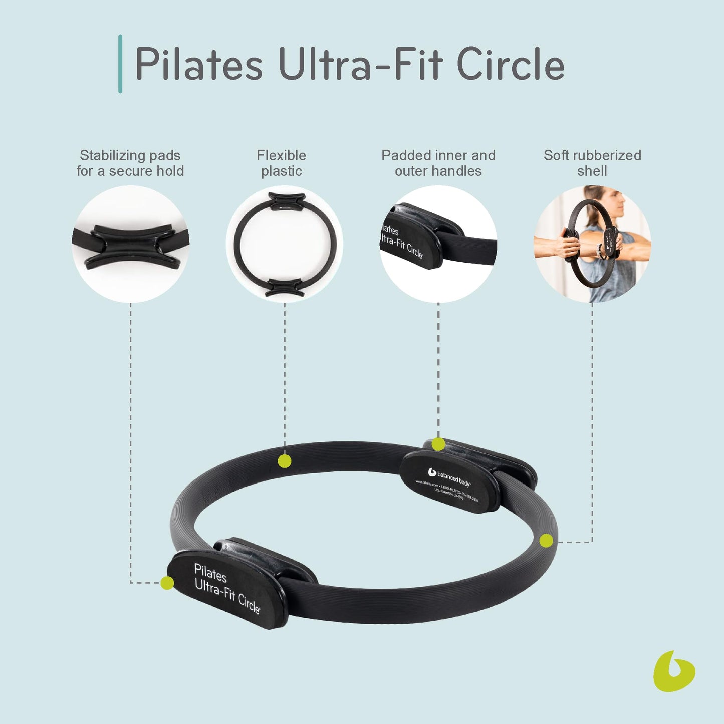 Balanced Body Ultra-Fit Pilates Ring – Thigh & Leg Exerciser
