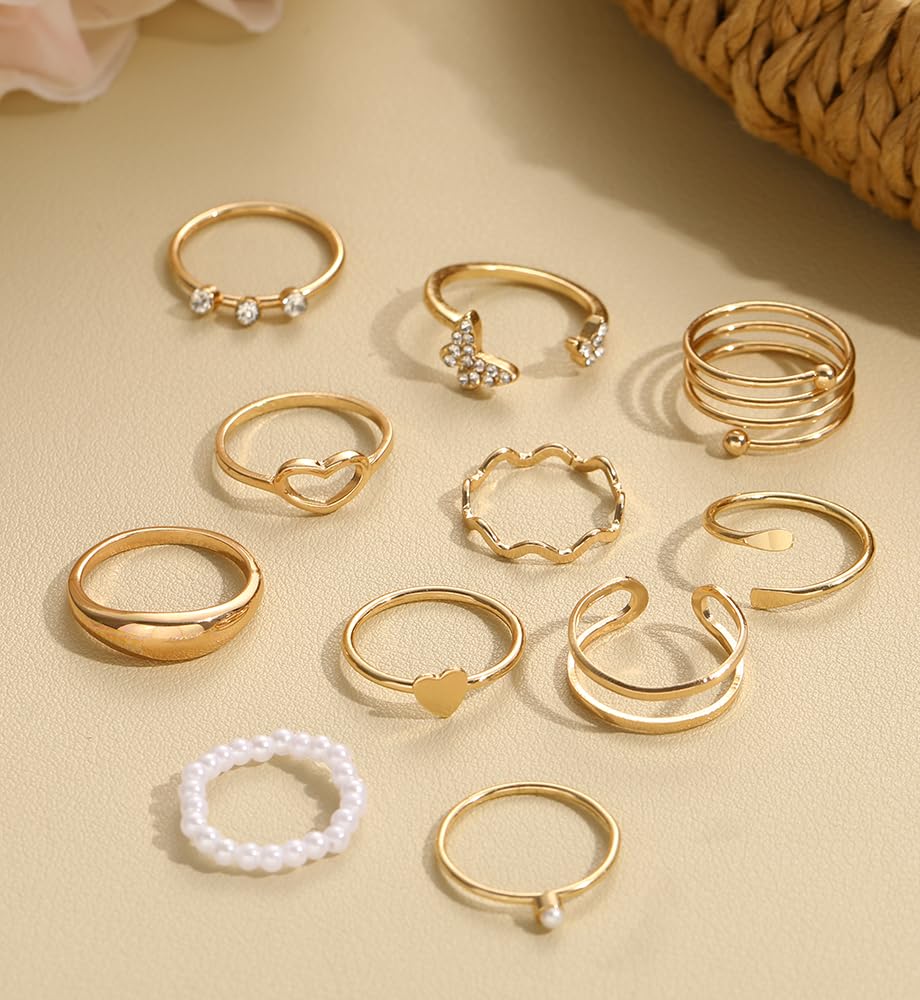 iF YOU 25-Piece Gold Ring Set