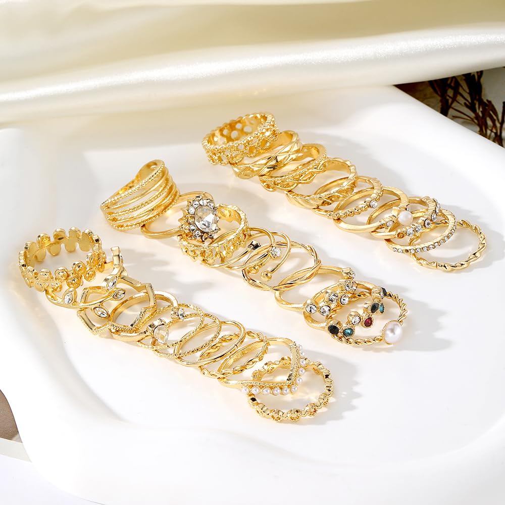 KISS WIFE Gold Ring Set