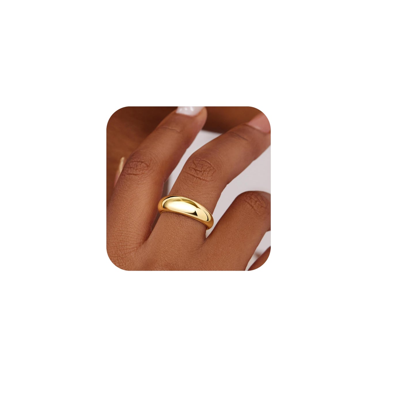 Gold Chunky Adjustable Rings