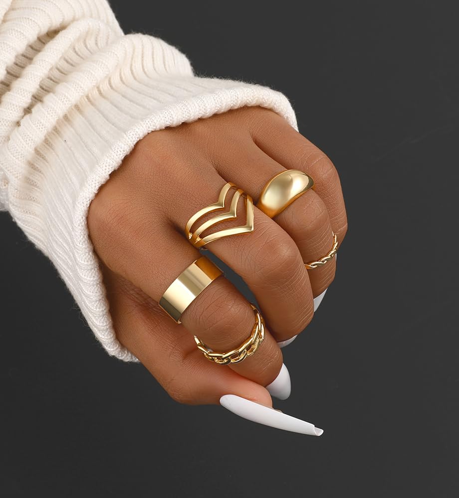 iF YOU 25-Piece Gold Ring Set