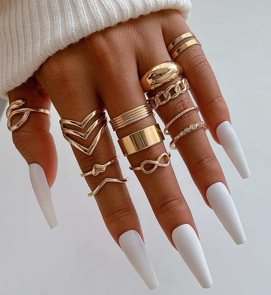 iF YOU 25-Piece Gold Ring Set