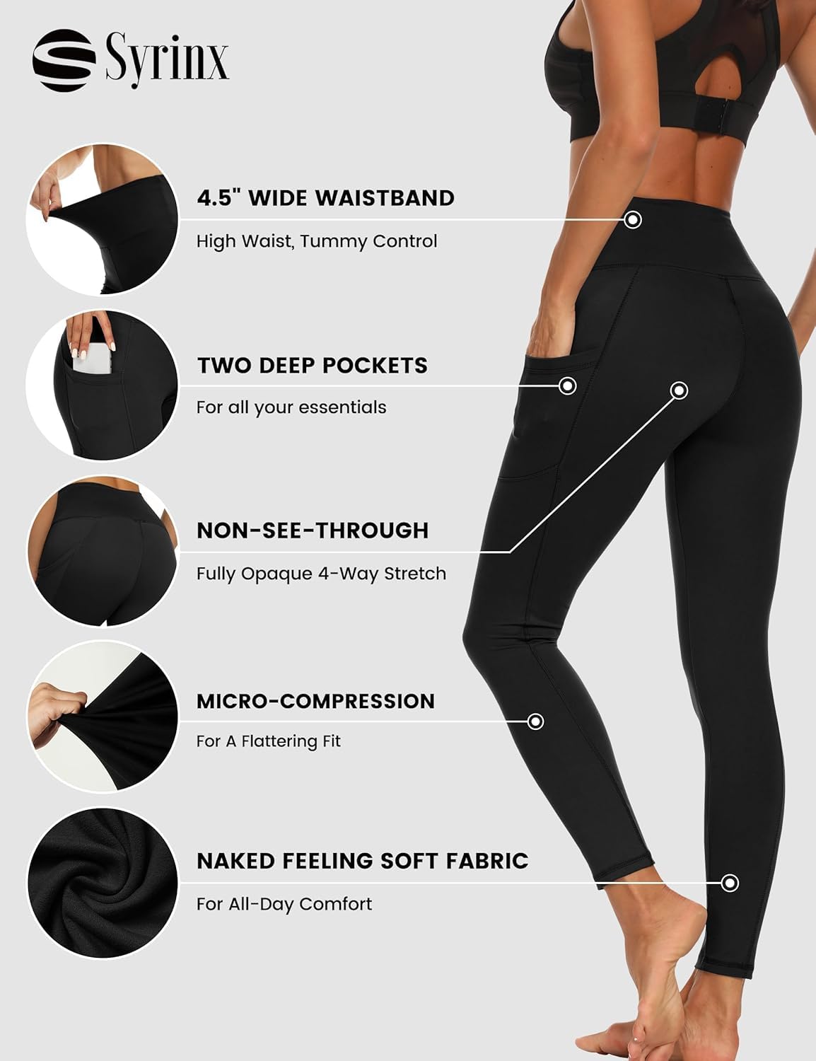 Women’s High Waisted Yoga Leggings