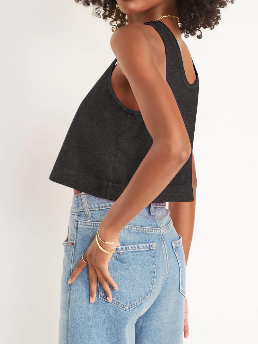 Aoysky Women’s Cotton Crop Tank Top