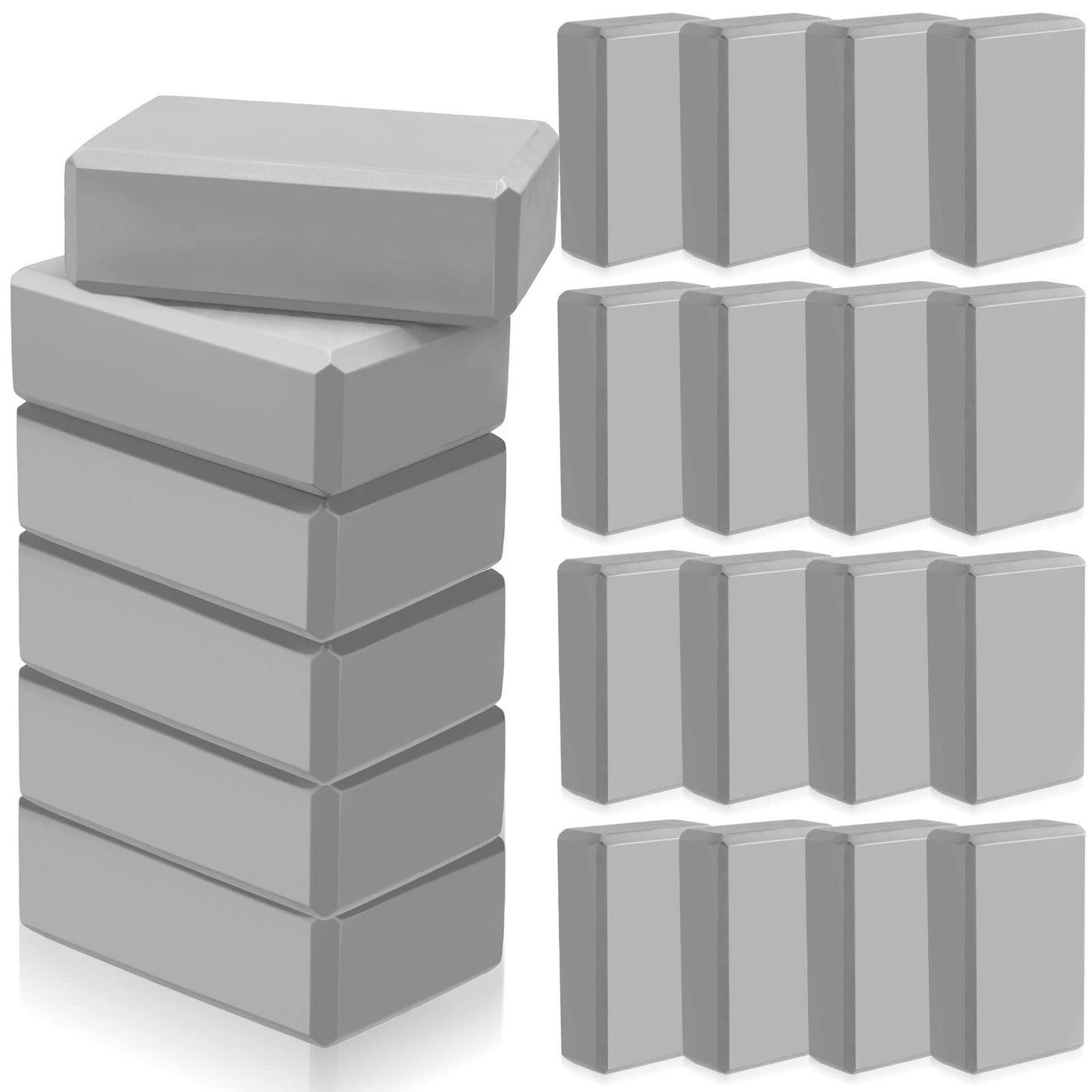 Outus 20pcs Yoga Blocks – High Density Non-Slip Bricks