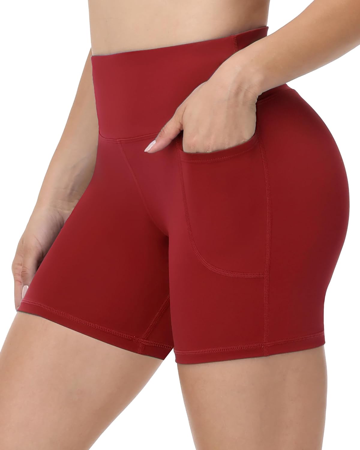 Runhit Women’s Biker Shorts with Pockets