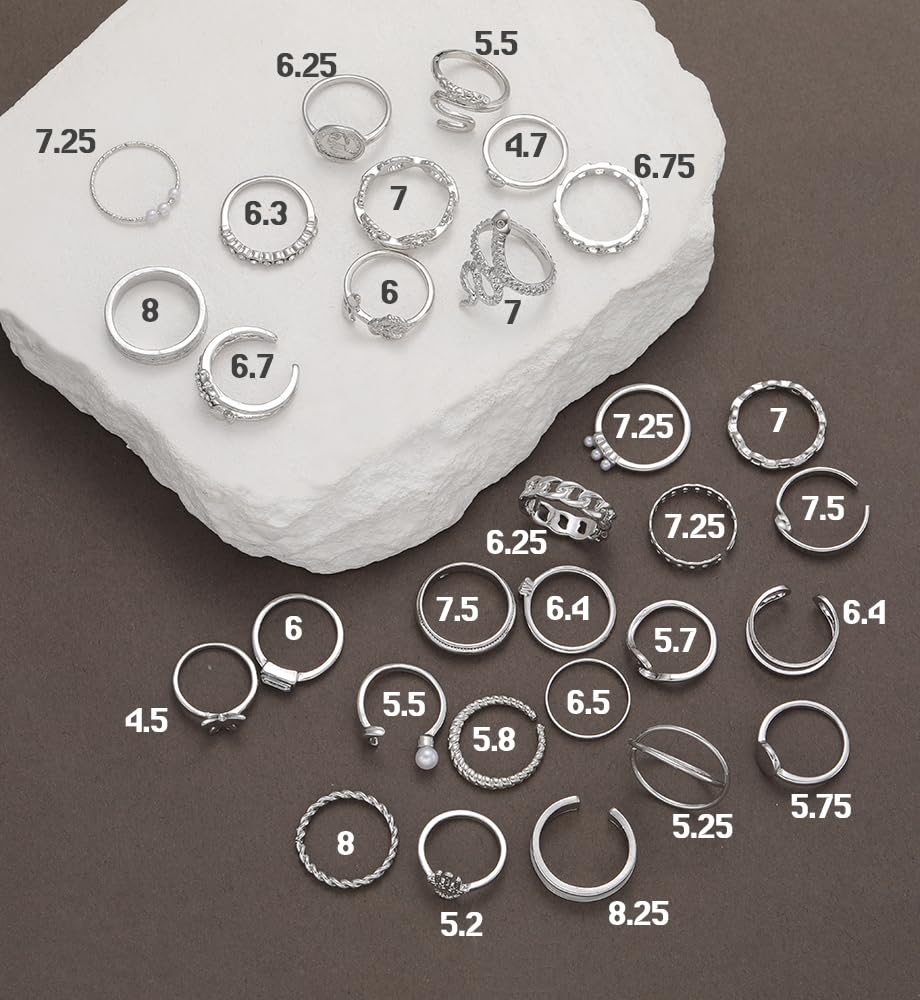 iF YOU 25-Piece Gold Ring Set