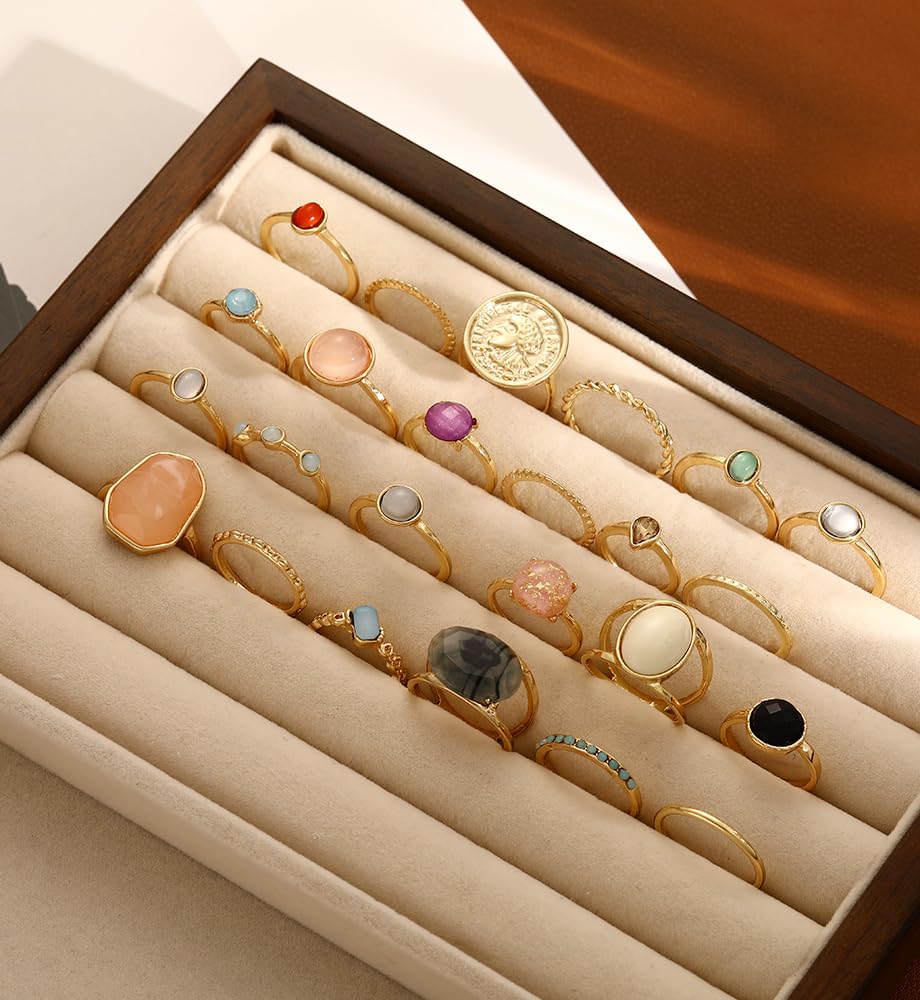 iF YOU 25-Piece Gold Ring Set
