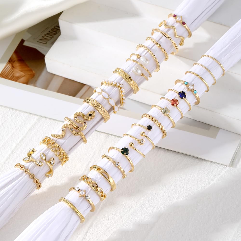 KISS WIFE Gold Ring Set