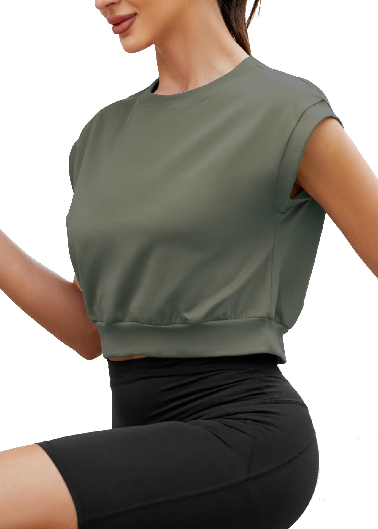 Mippo Women’s Crop Workout Top