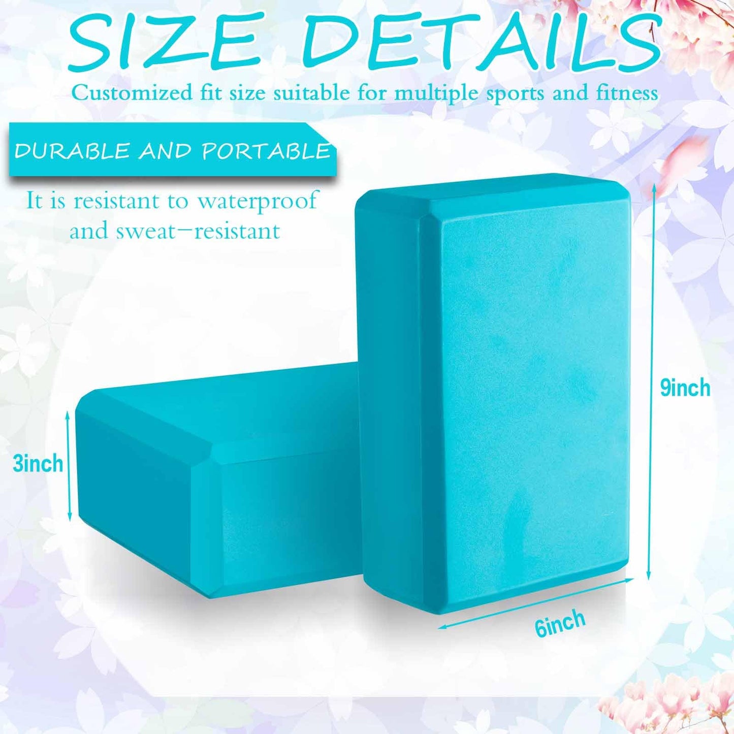 Outus 20pcs Yoga Blocks – High Density Non-Slip Bricks