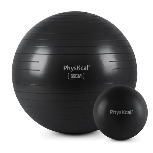 Yoga Ball with Pump – 4 Sizes for Fitness & Therapy
