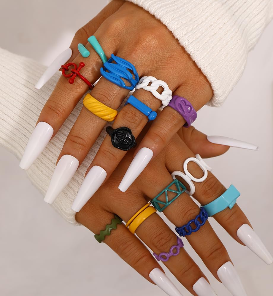 iF YOU 25-Piece Gold Ring Set