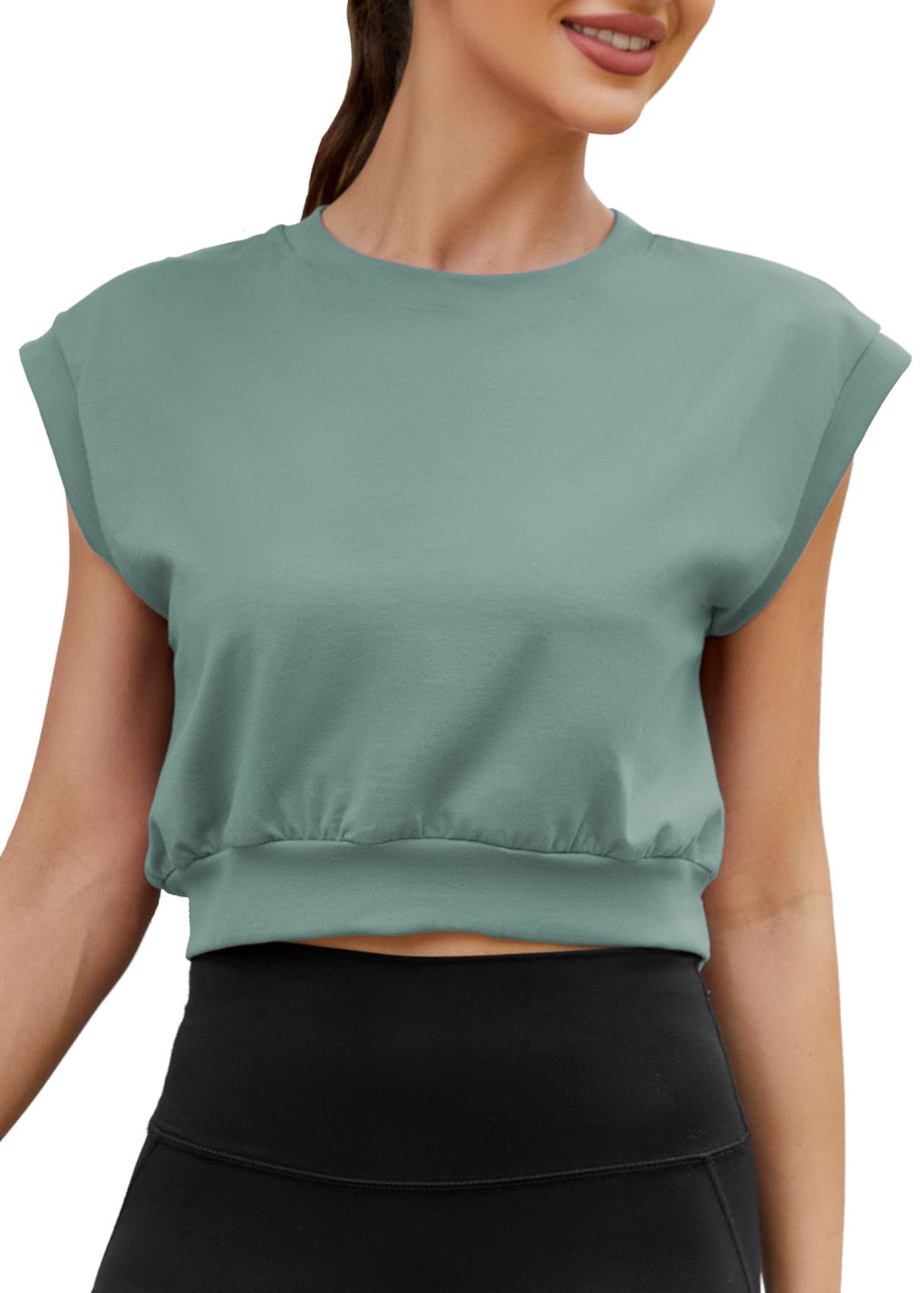 Mippo Women’s Crop Workout Top