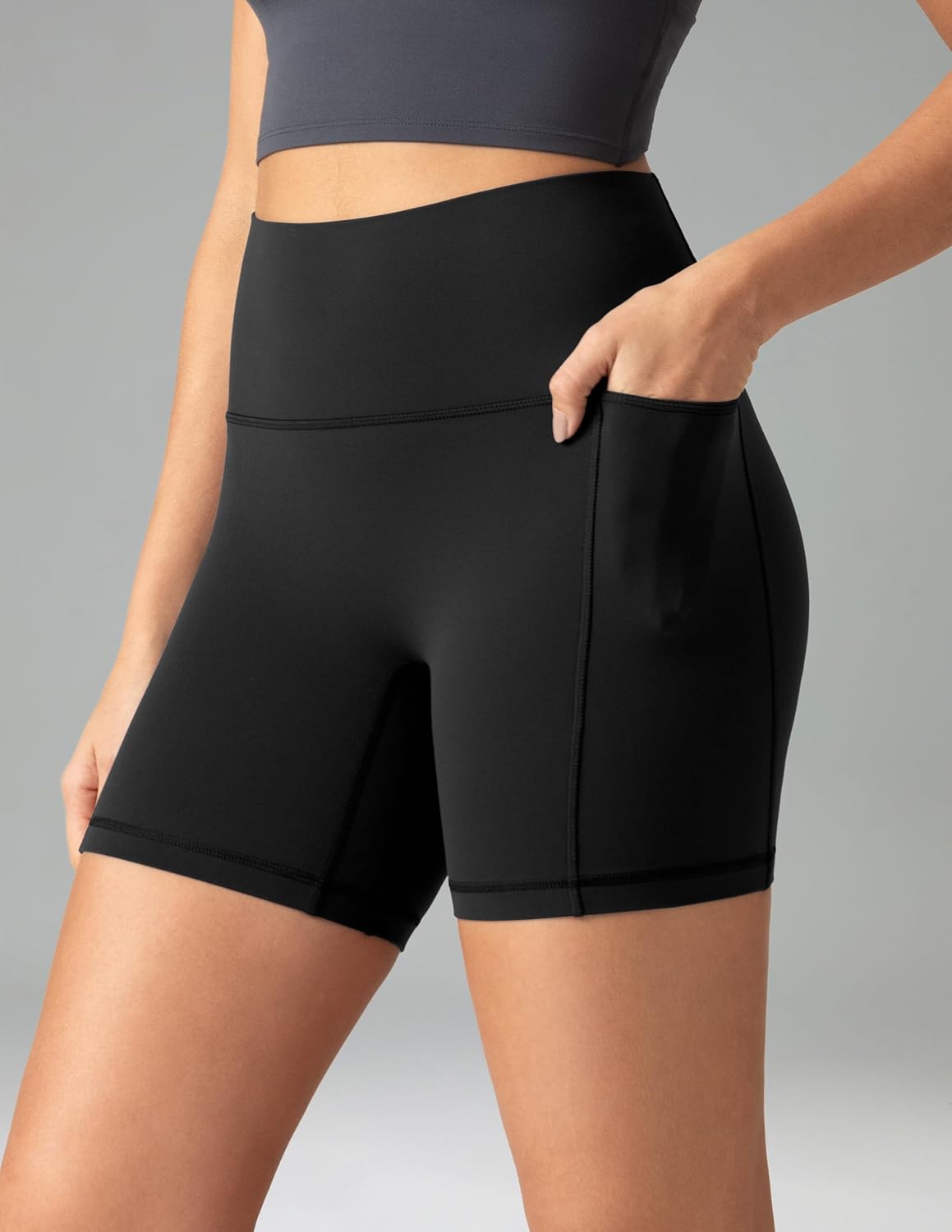 Colorfulkoala High-Waist Biker Shorts