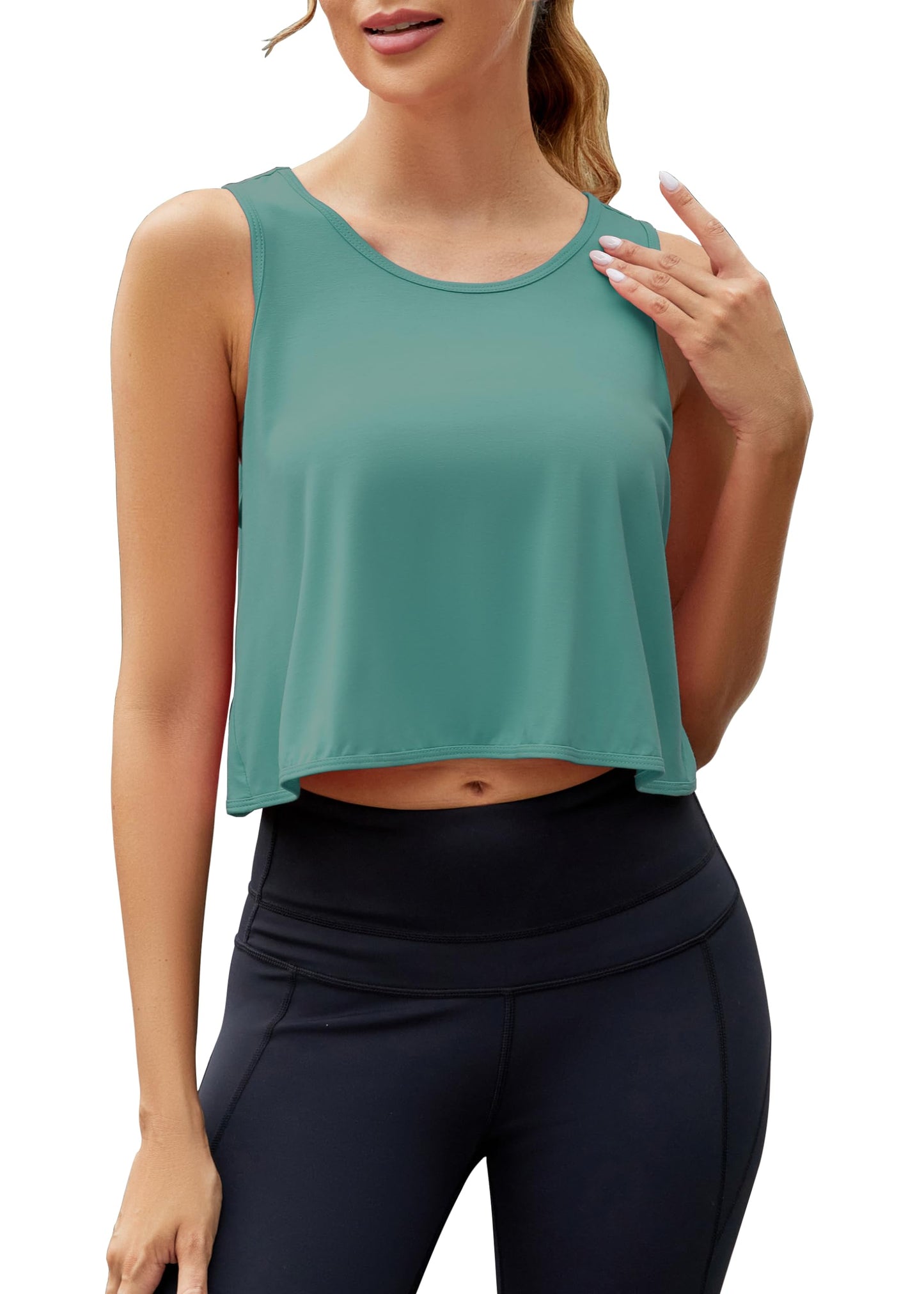 Mippo Women’s Open Back Workout Top