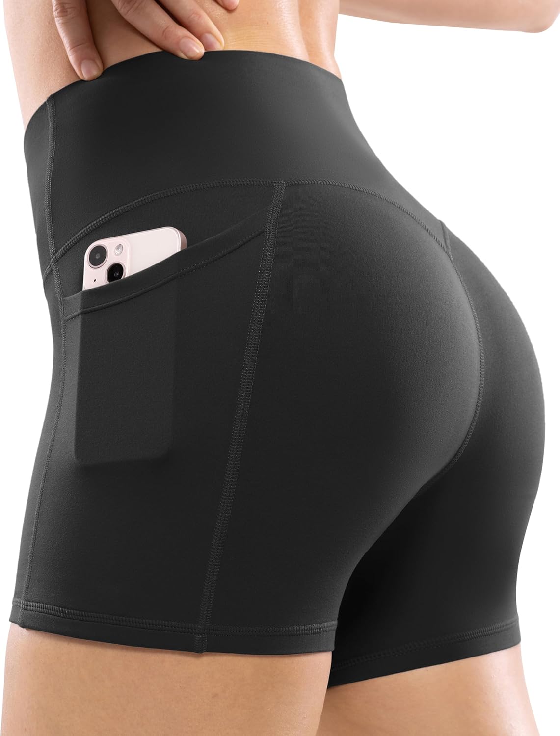 POSHDIVAH Women’s Yoga Shorts with Pockets