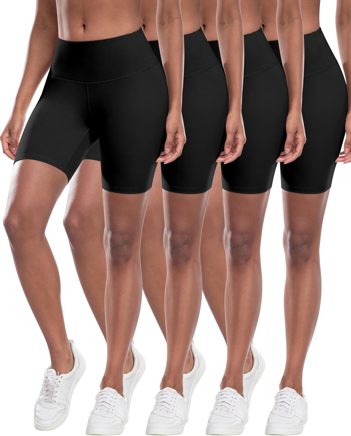 CHRLEISURE Women’s High-Waist Biker Yoga Shorts