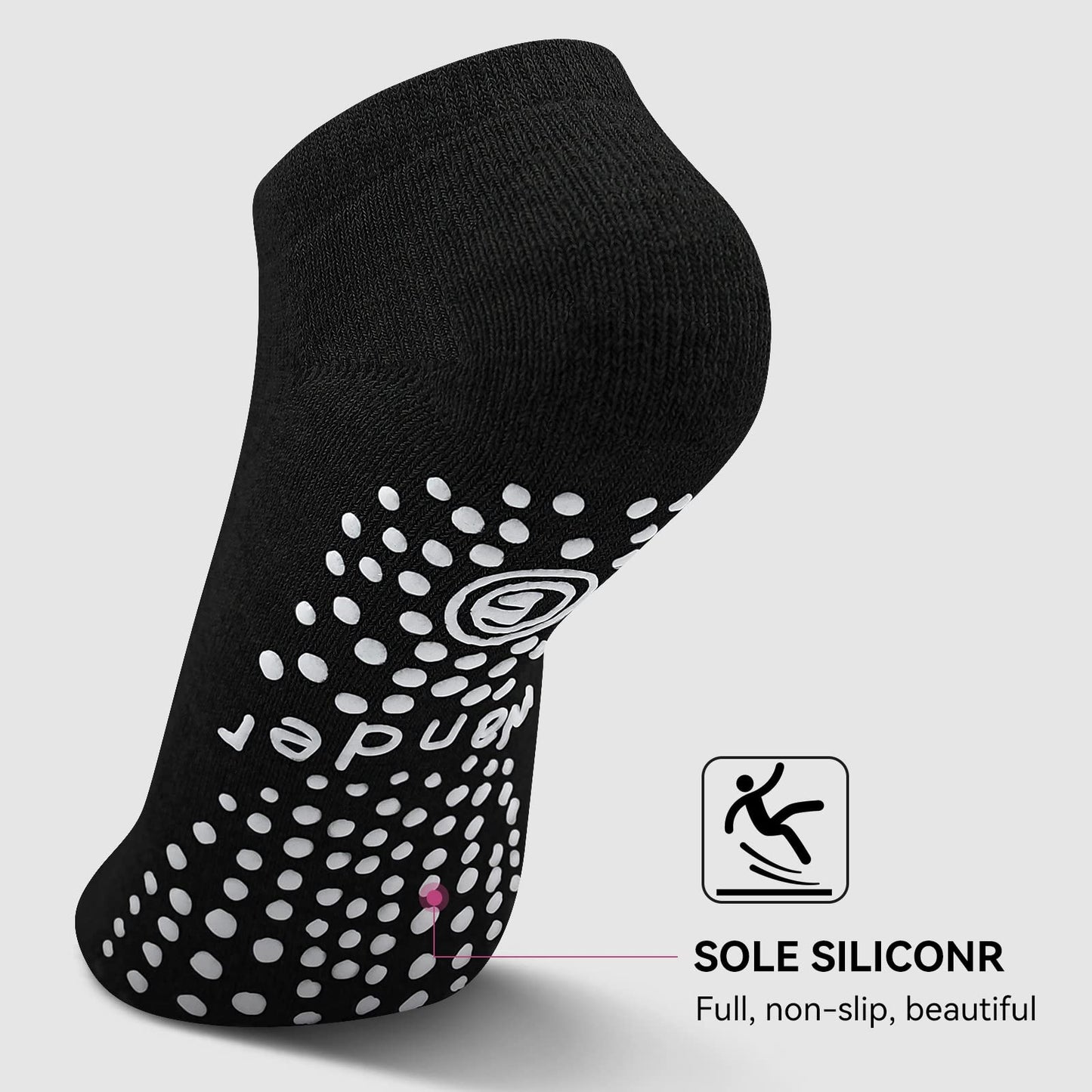 Non-Slip Yoga Socks with Grips for Women