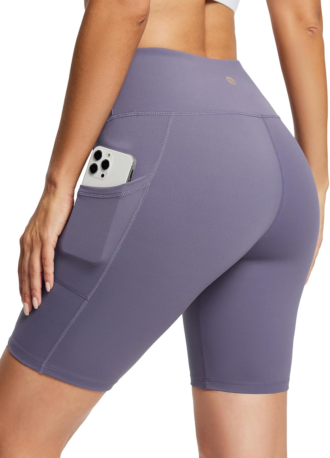 Baleaf Women’s High-Waist Biker Shorts with Pockets
