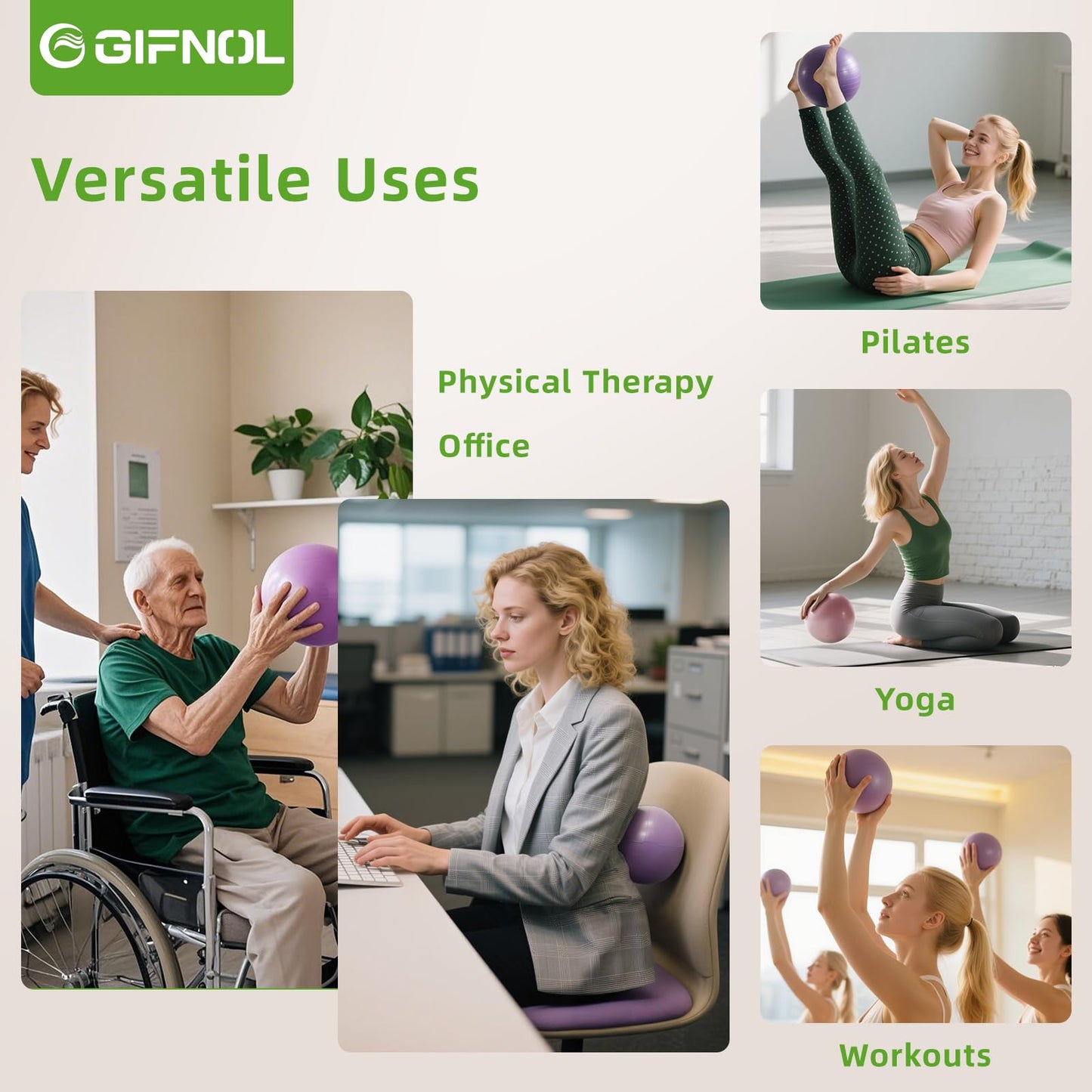 Pilates Ring & Ball Set with Resistance Bands