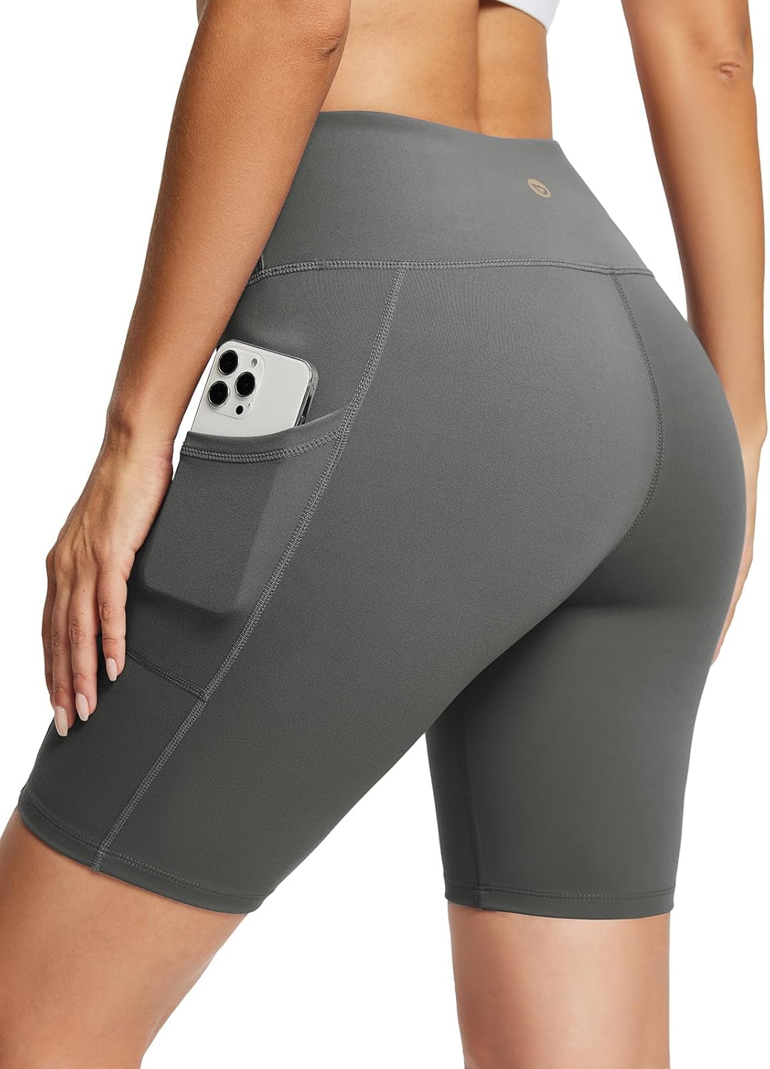 Baleaf Women’s High-Waist Biker Shorts with Pockets