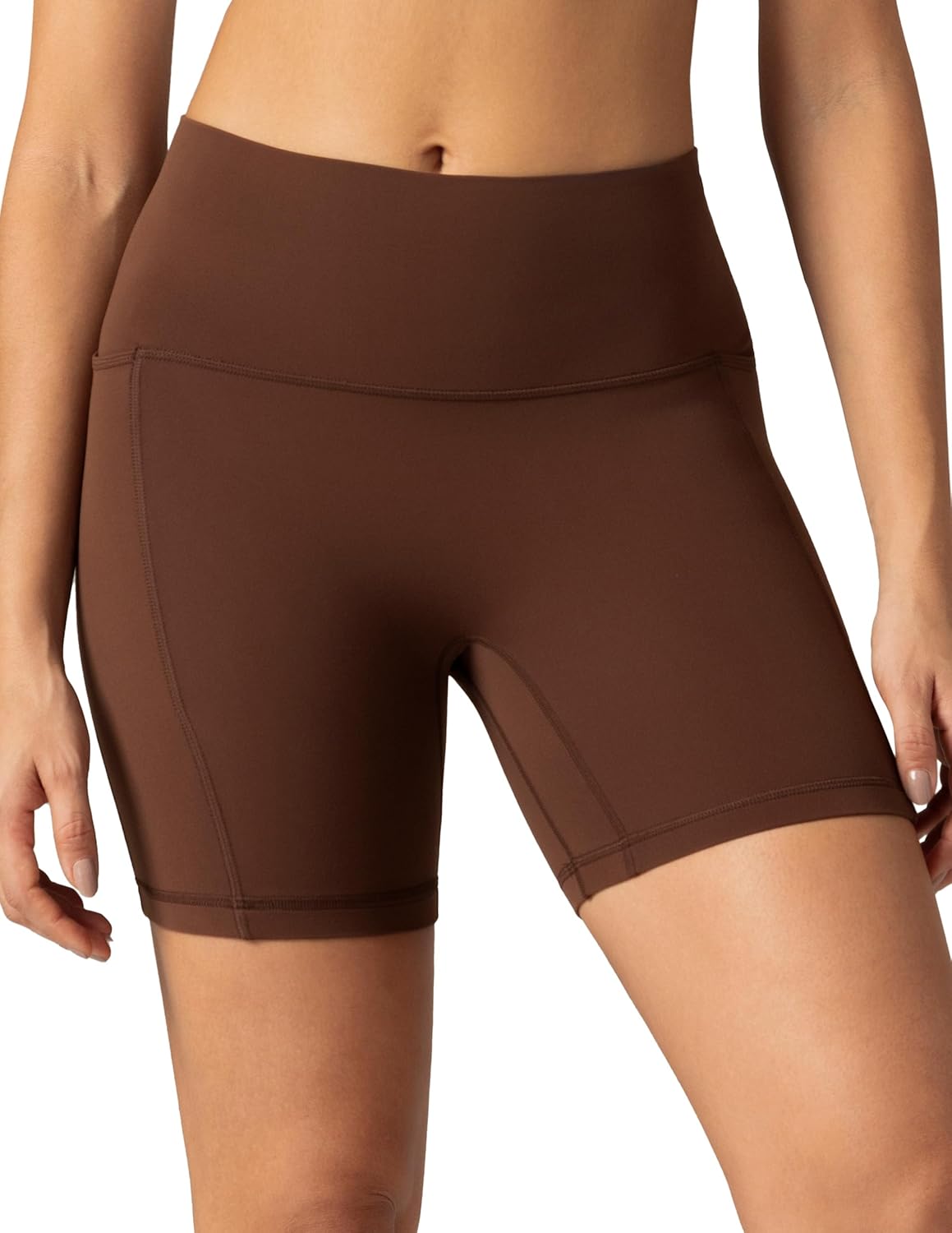 Colorfulkoala High-Waist Biker Shorts