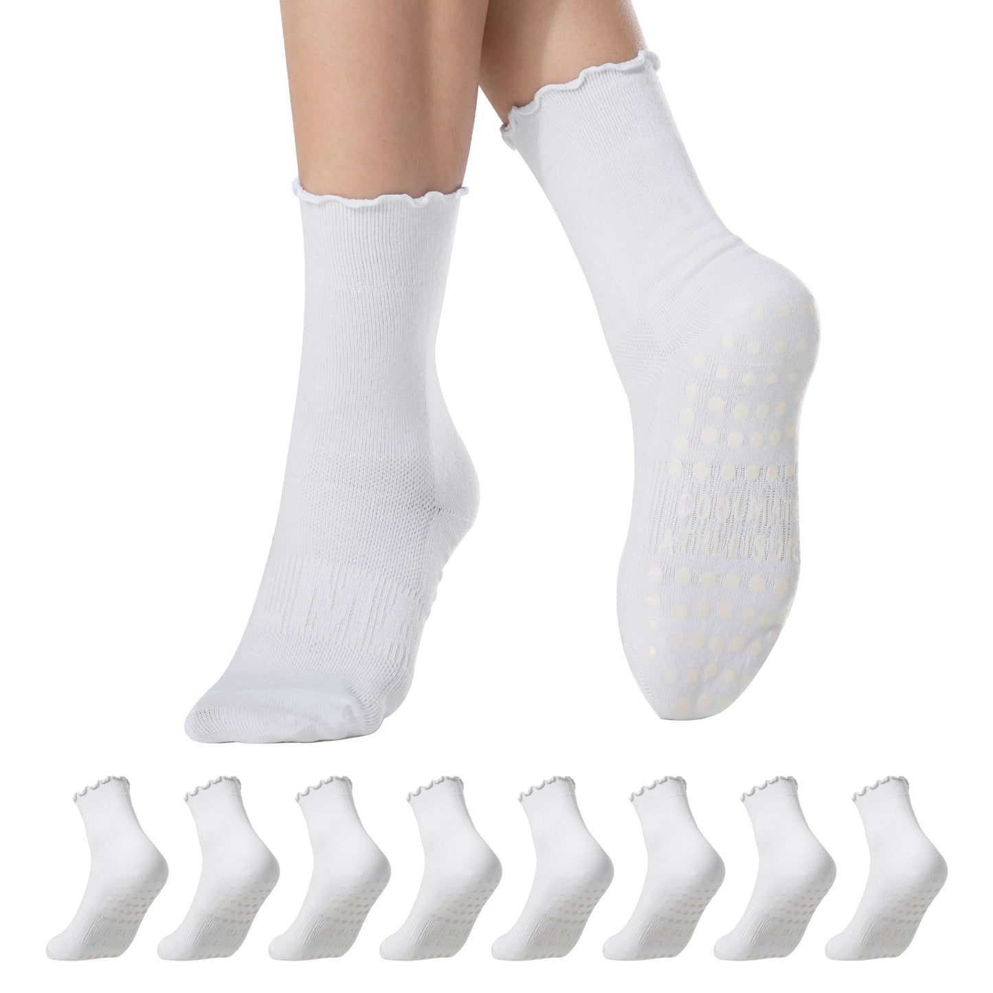 CoolMate Women’s Non-Slip Pilates Yoga Socks