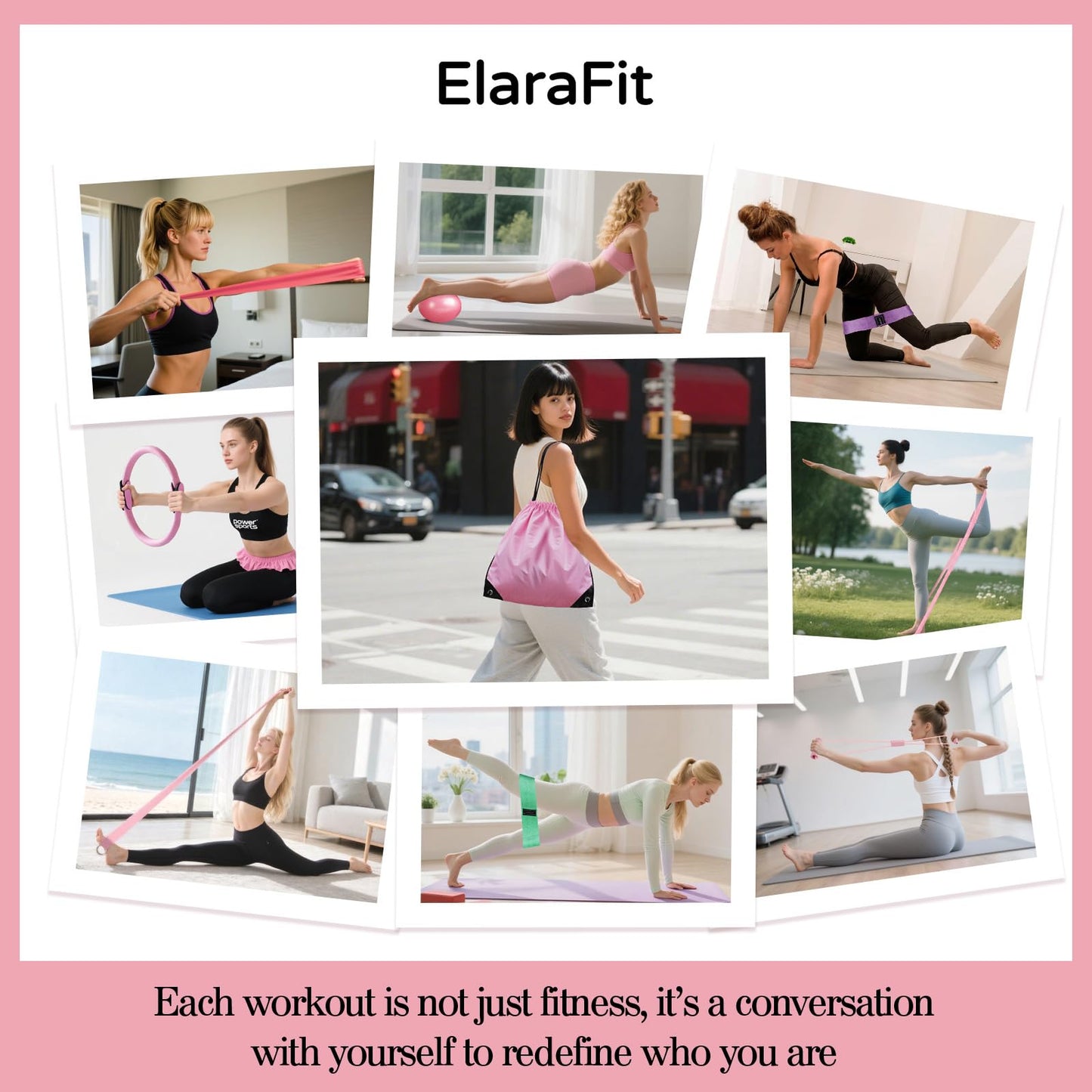 Home Pilates Kit with Rings, Balls & Resistance Bands
