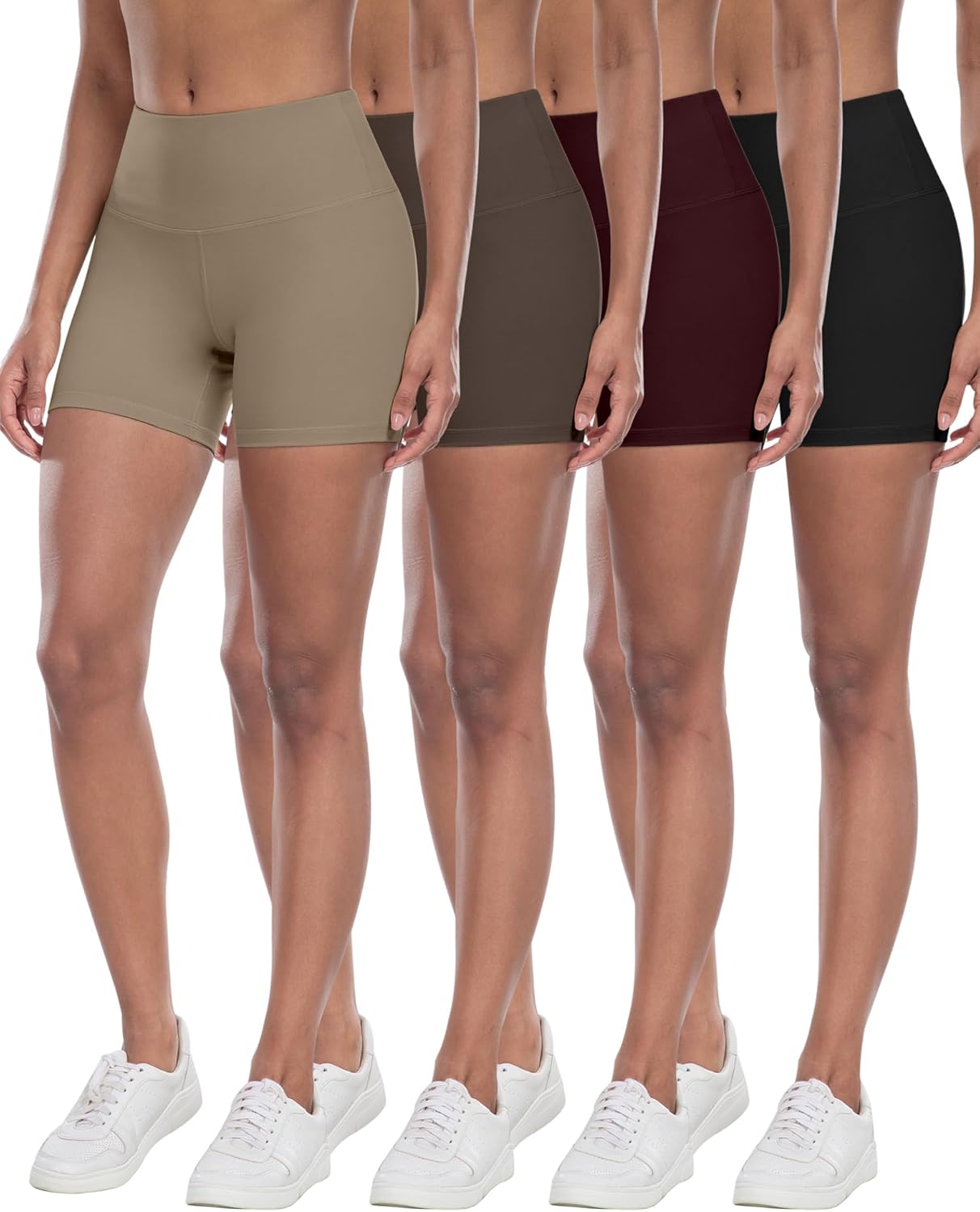 CHRLEISURE Women’s High-Waist Biker Yoga Shorts