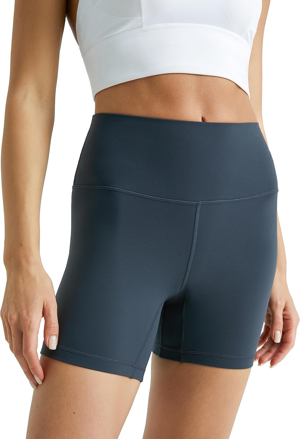 Colorfulkoala Women’s High-Waist Yoga Shorts 6"