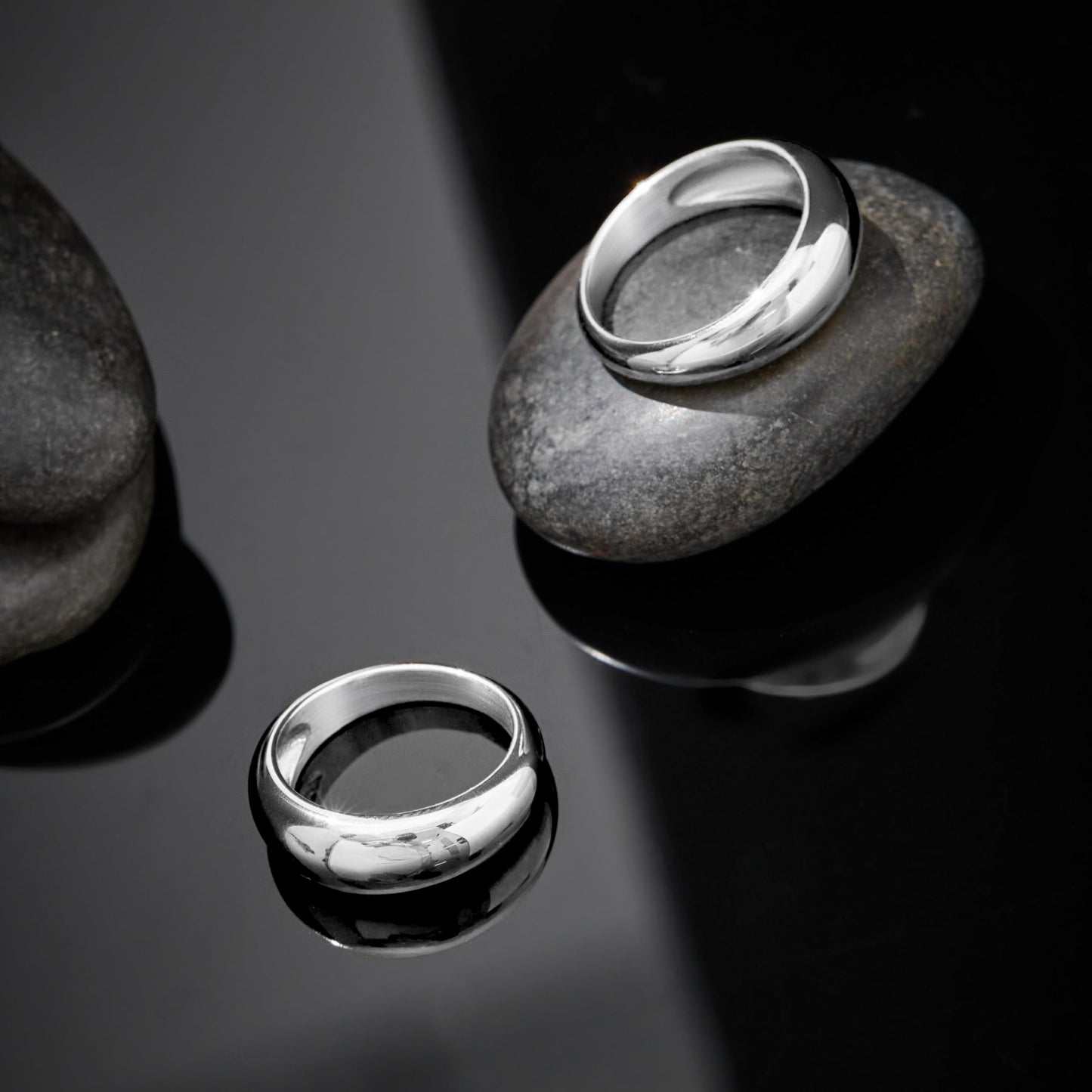 Gold Chunky Adjustable Rings