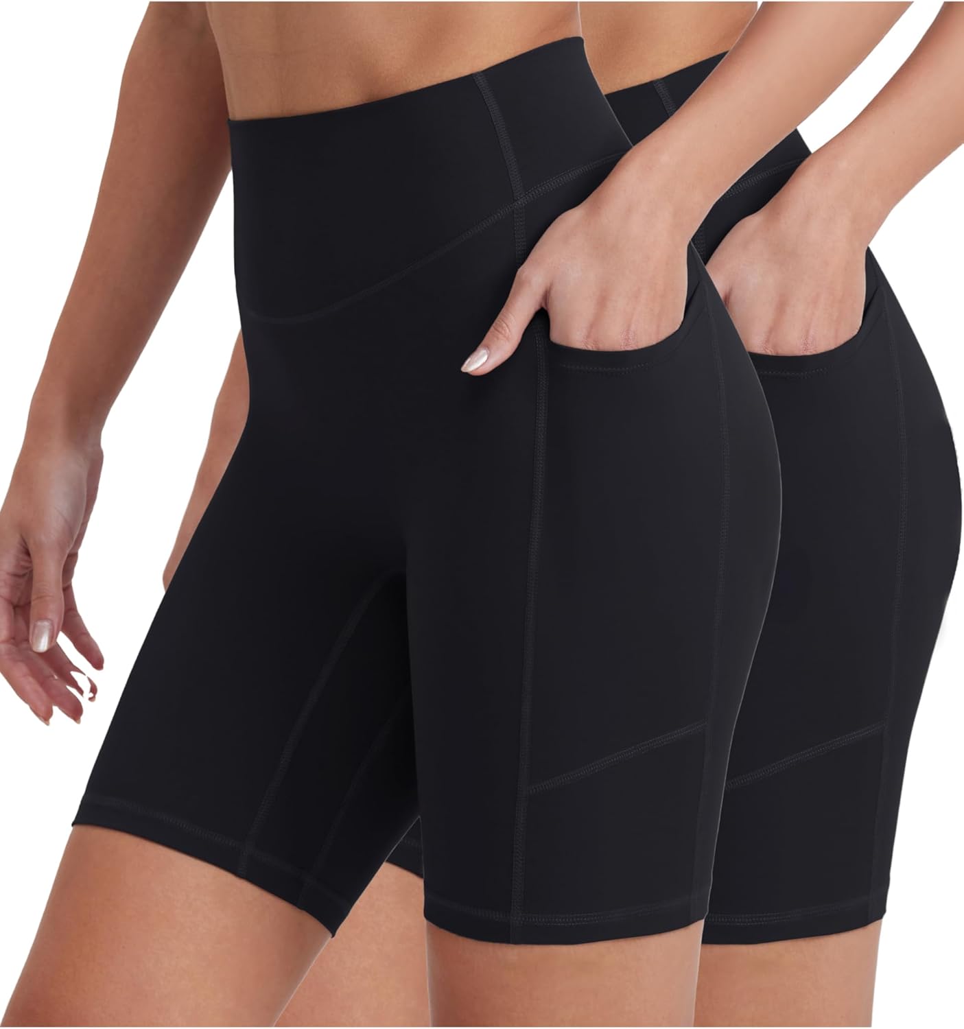 Women’s Biker Shorts with Pockets, 5"/8"