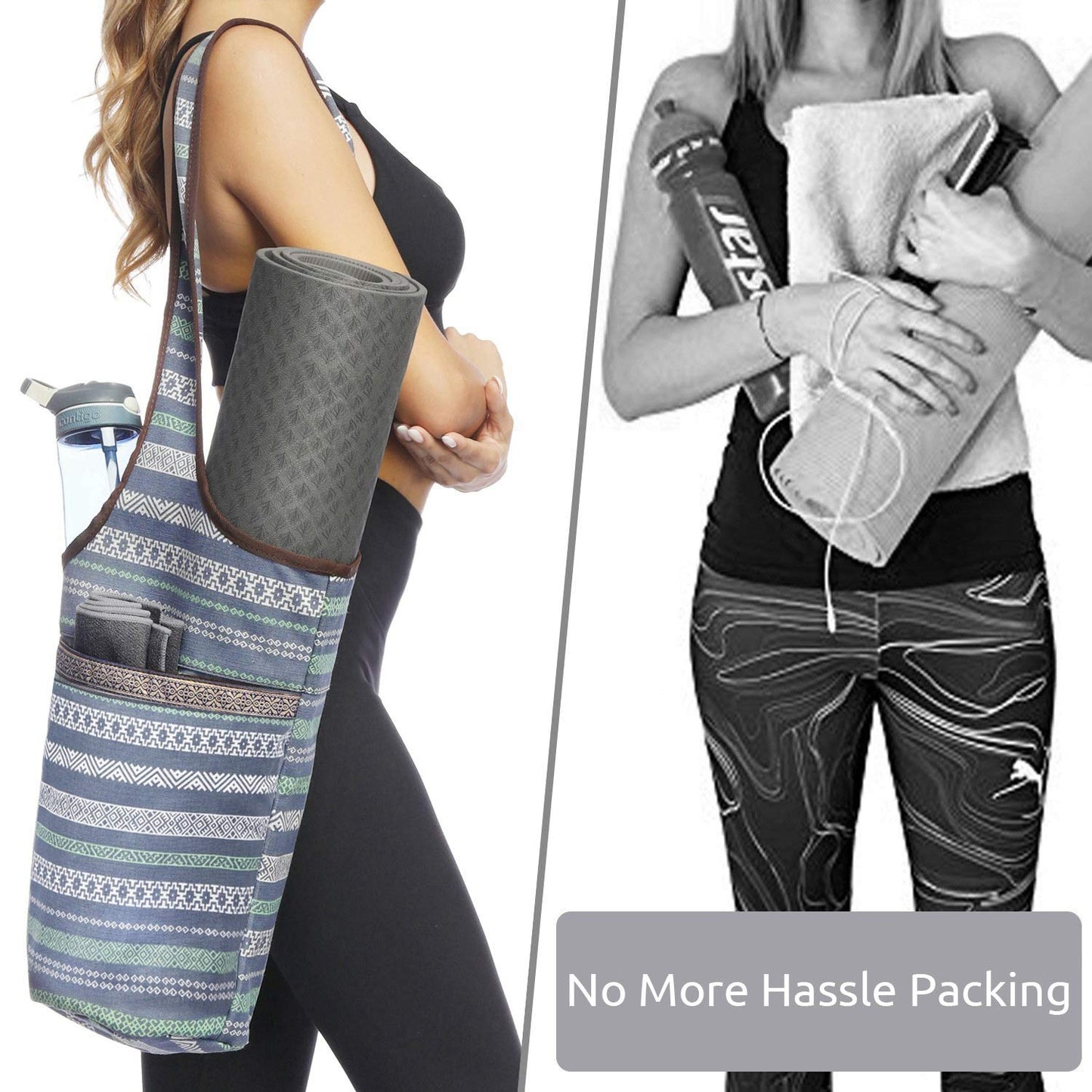 Ewedoos Yoga Mat Bag with Pocket