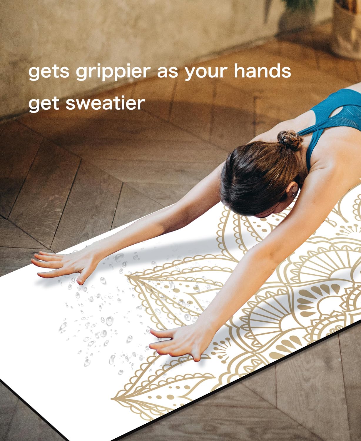 Non-Slip TPE Yoga & Exercise Mat with Strap