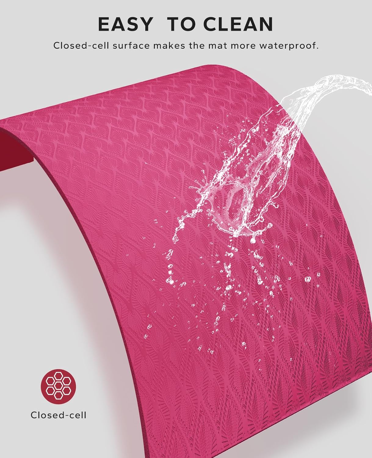 HAPBEAR Extra-Large Non-Slip Yoga & Exercise Mat