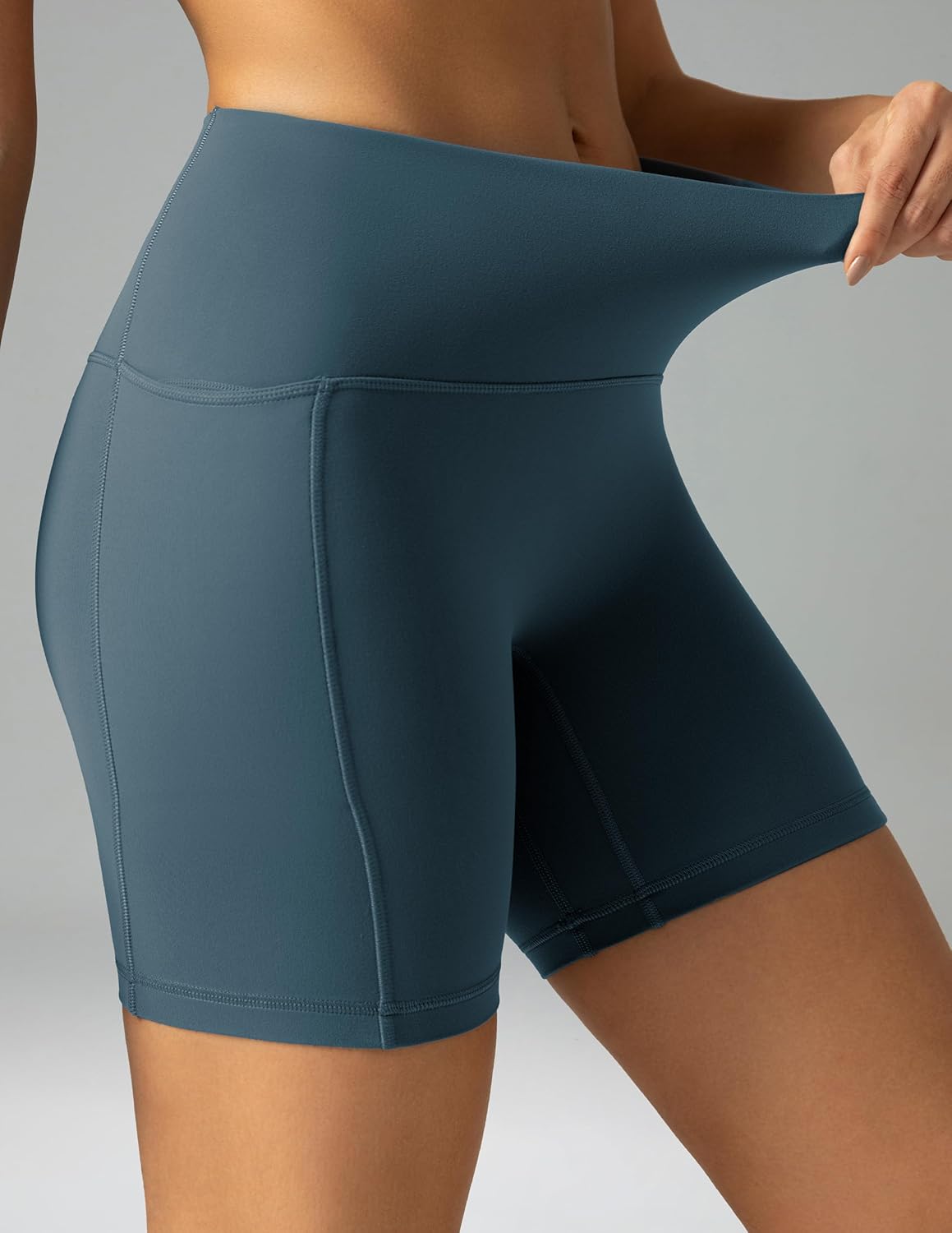 Colorfulkoala High-Waist Biker Shorts