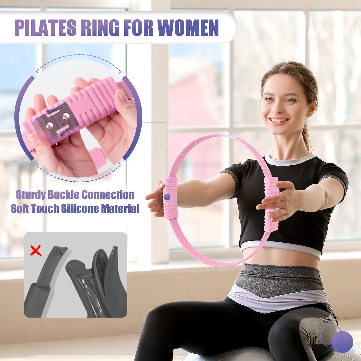 Pilates Ring Circle – Inner Thigh & Yoga Workout