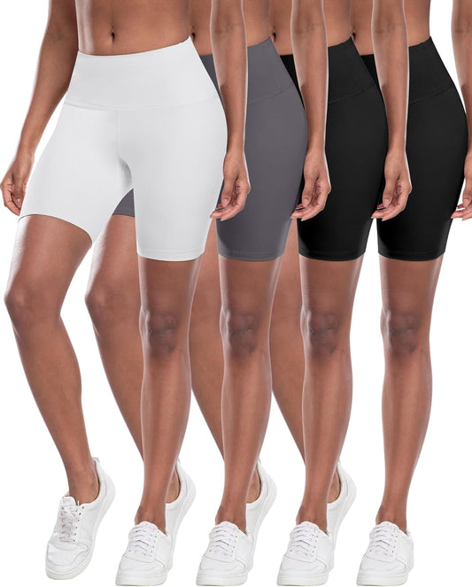 CHRLEISURE Women’s High-Waist Biker Yoga Shorts