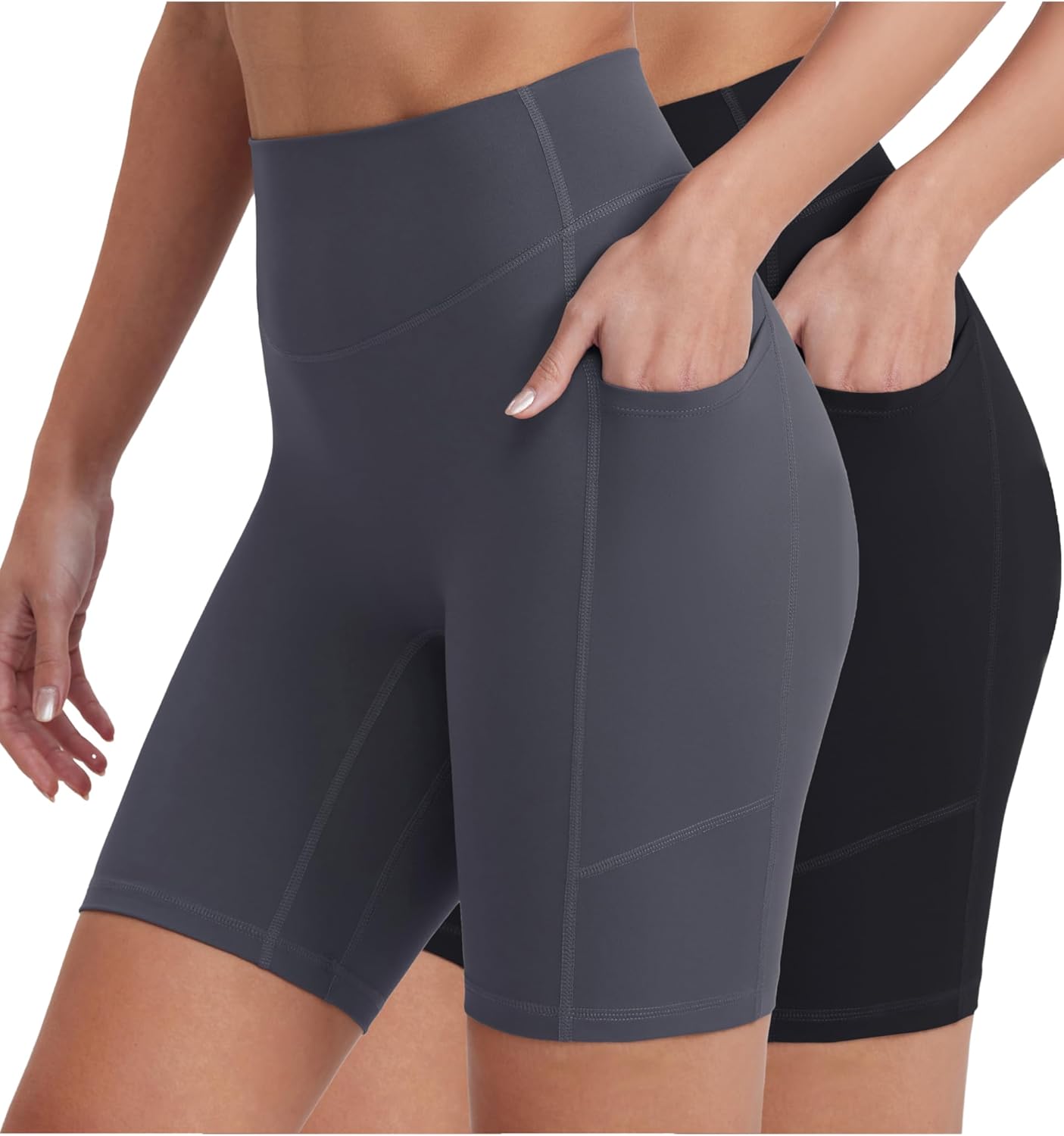 Women’s Biker Shorts with Pockets, 5"/8"