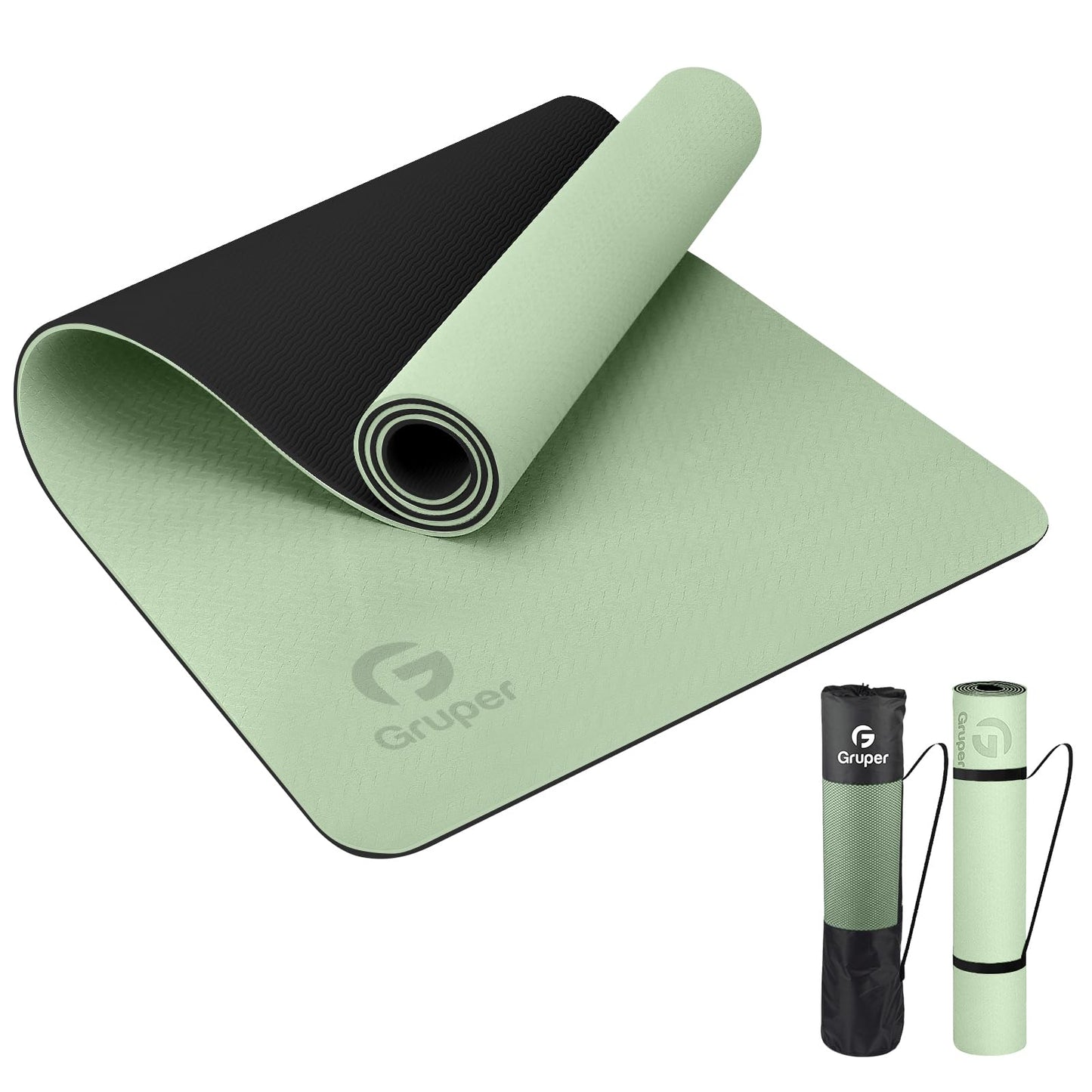 Non-Slip Eco-Friendly Yoga Mat with Strap